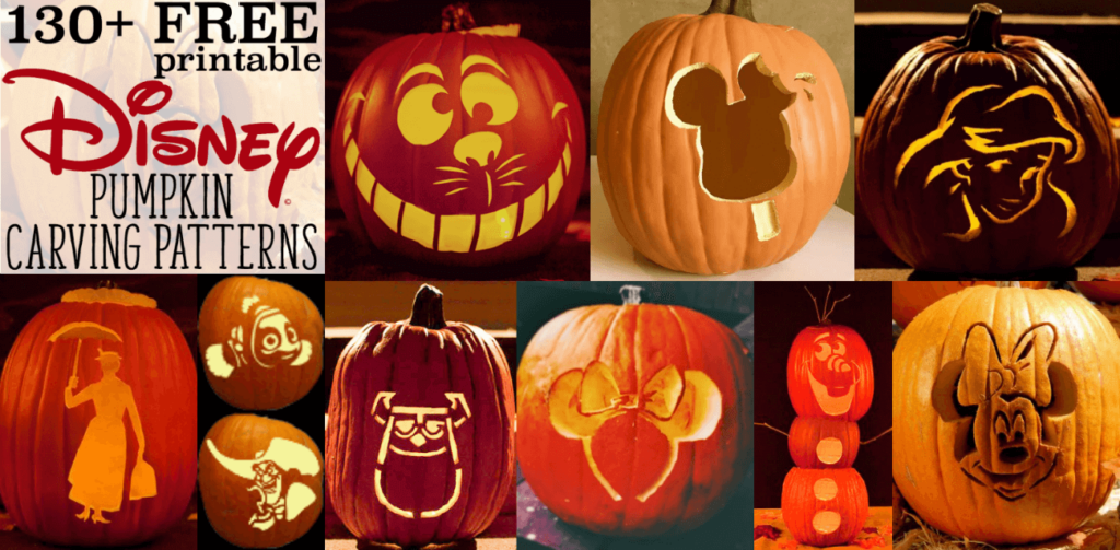 Disney Pumpkin Stencils Over 150 Printable Pumpkin Patterns