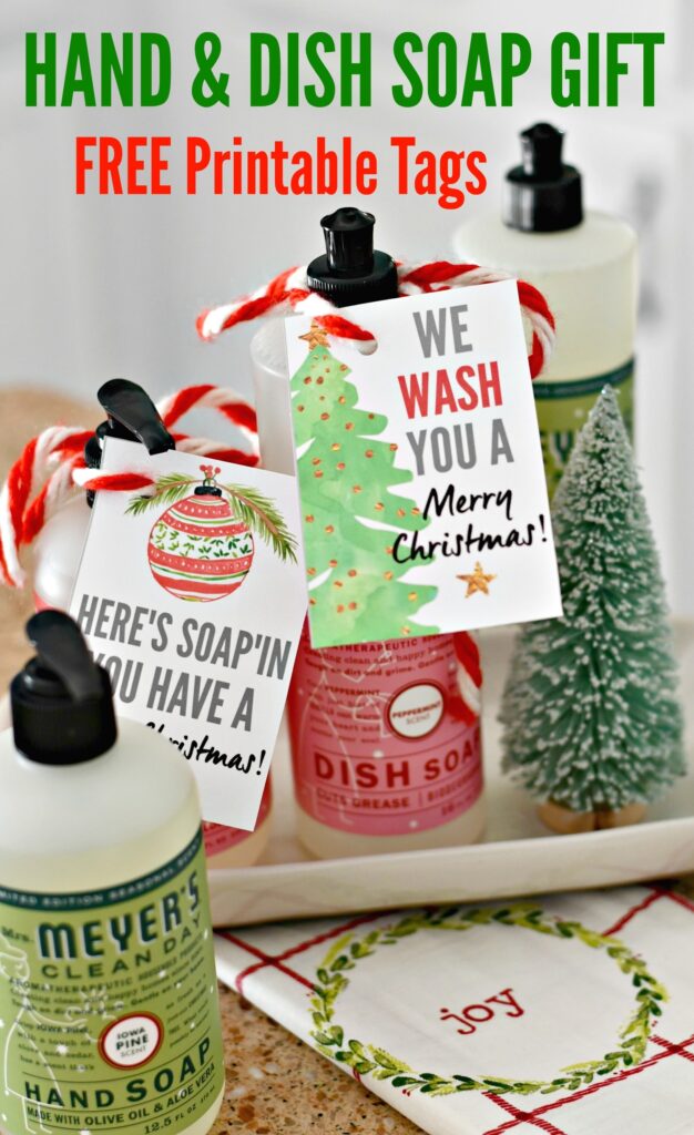 DIY Hostess Holiday Gift Idea Soaps With Free Printable Tags L Hip2Save