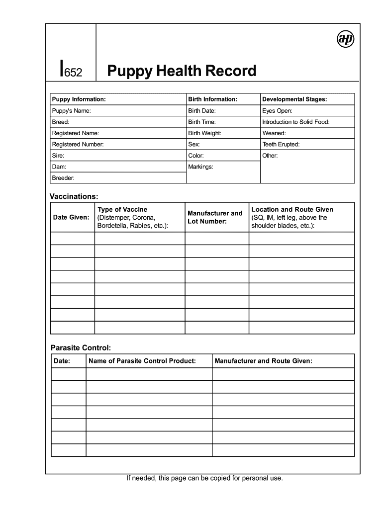 Dog Shot Records Printable Fill Out Sign Online DocHub