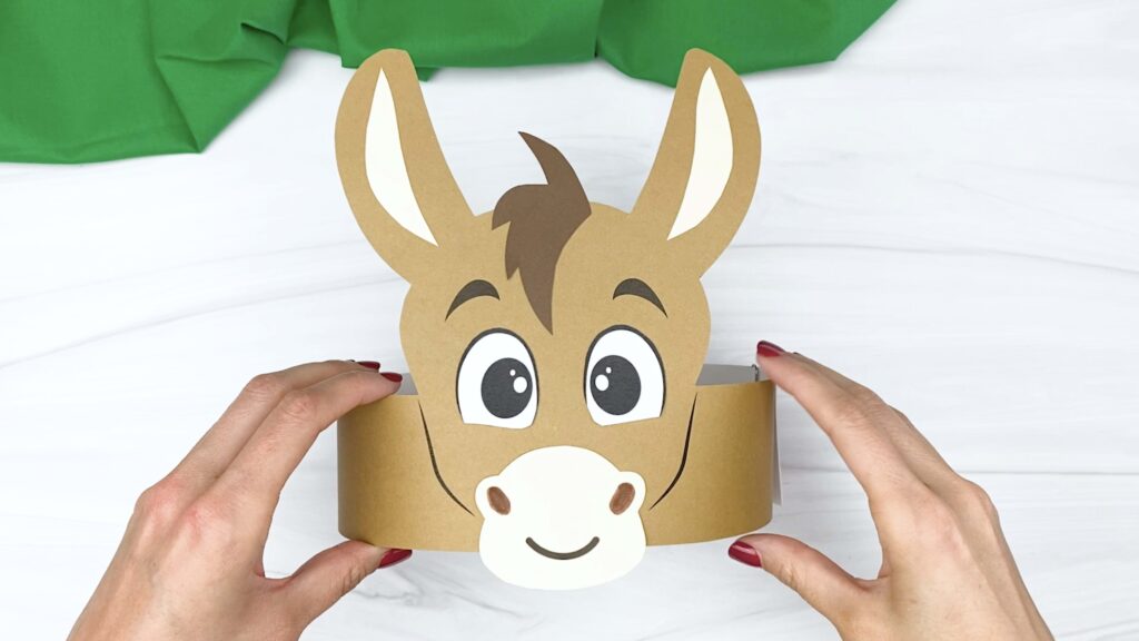 Donkey Headband Craft For Kids Free Template 
