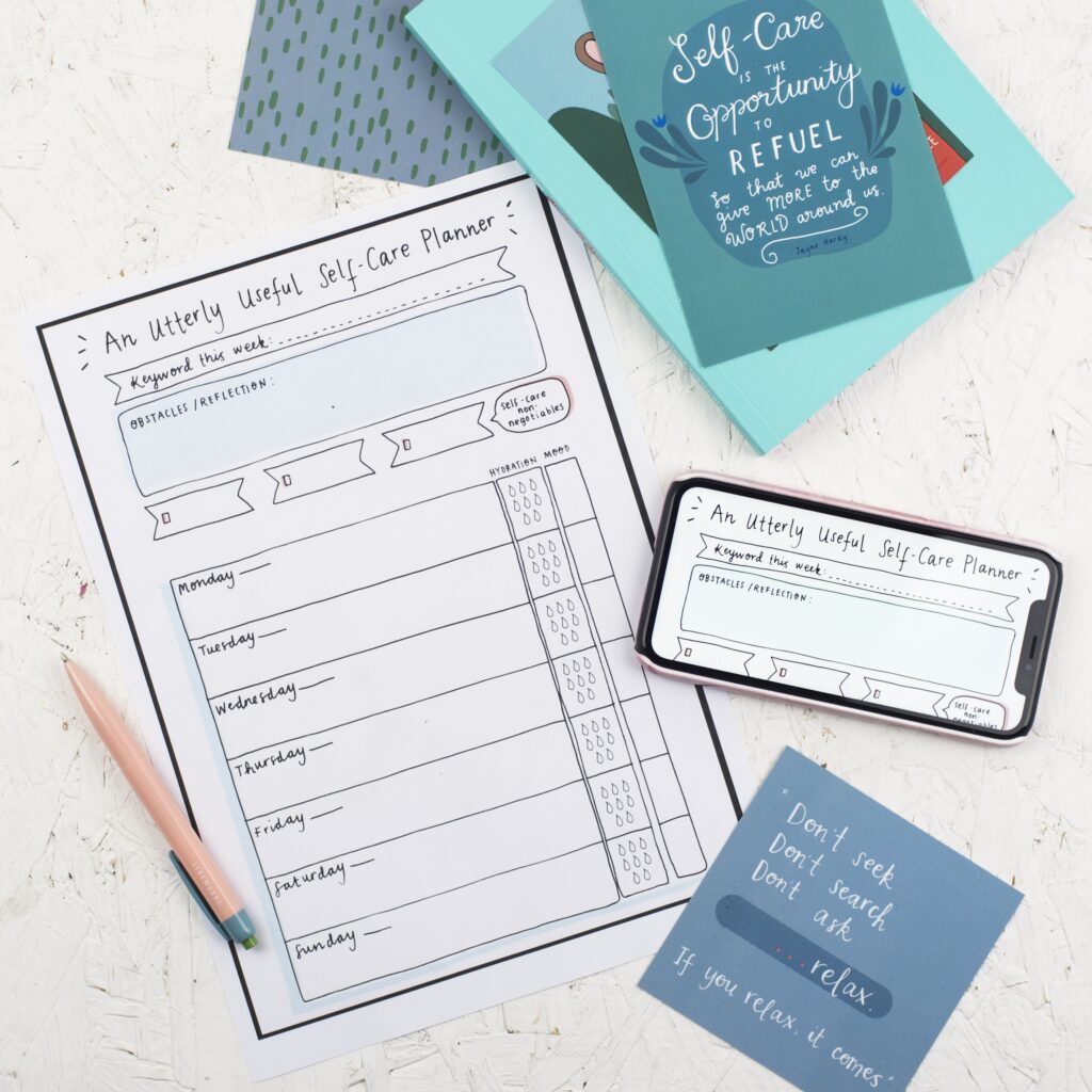 Download An Utterly Useful Self Care Planner The Blurt Foundation