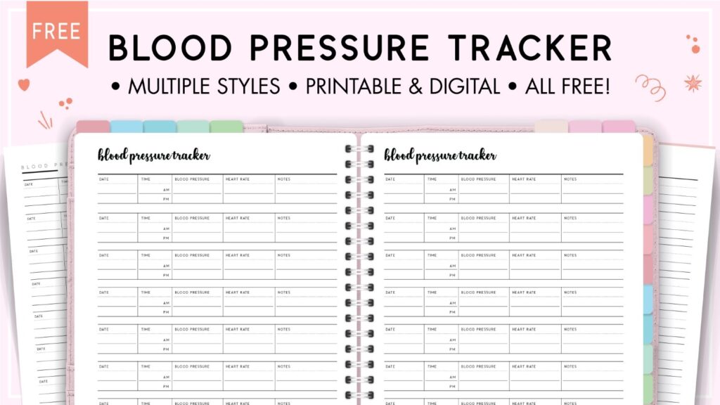 Download Blood Pressure Tracker PDF World Of Printables