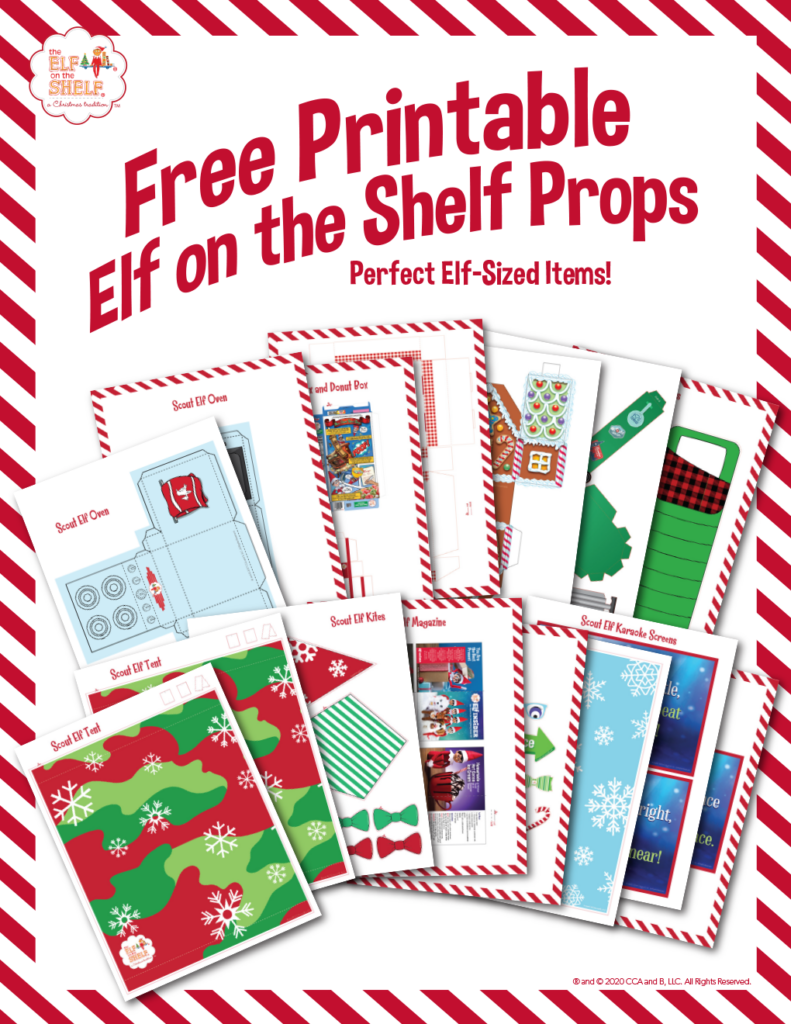Free Elf On A Shelf Printables