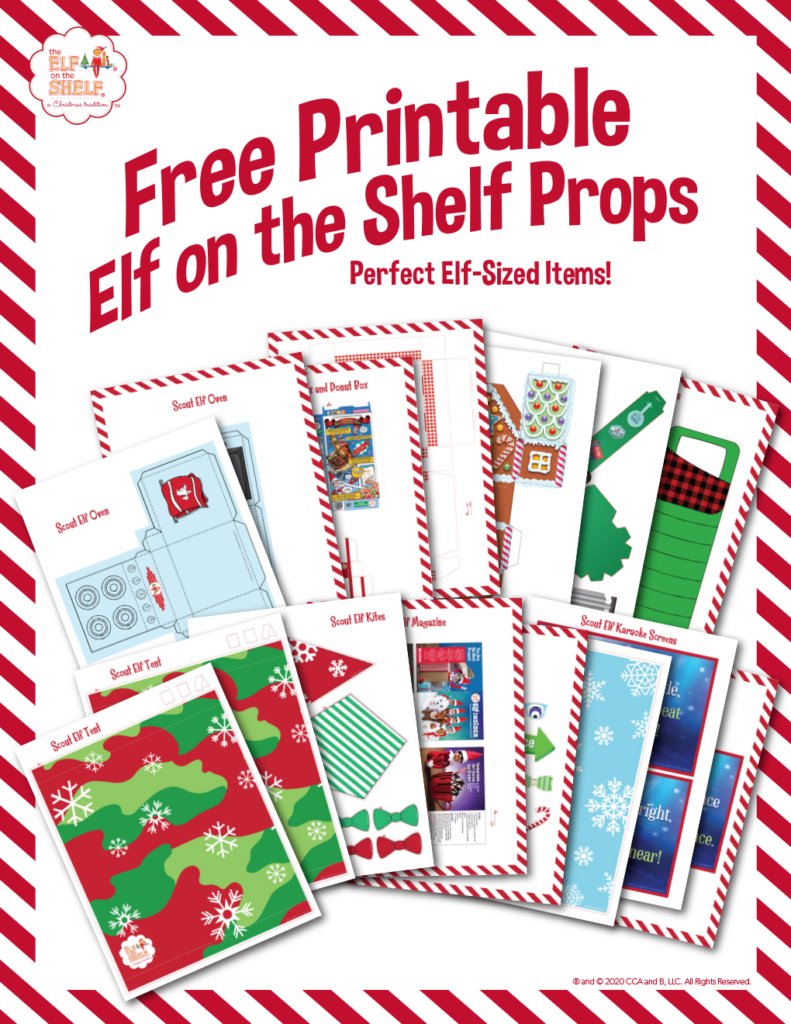 Free Elf On Shelf Printables