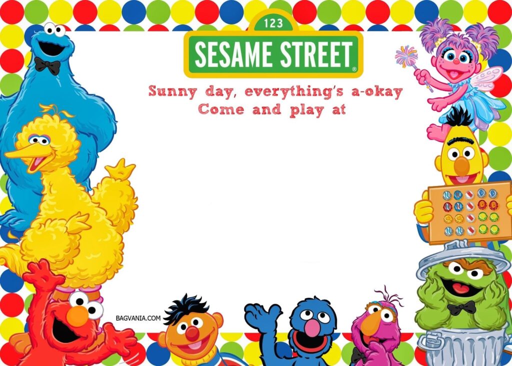 Free Sesame Street Printables