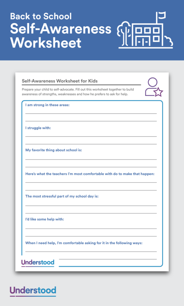 Download Self Awareness Worksheets For Kids Self Advocacy Social Emotional Learning Therapy Worksheets