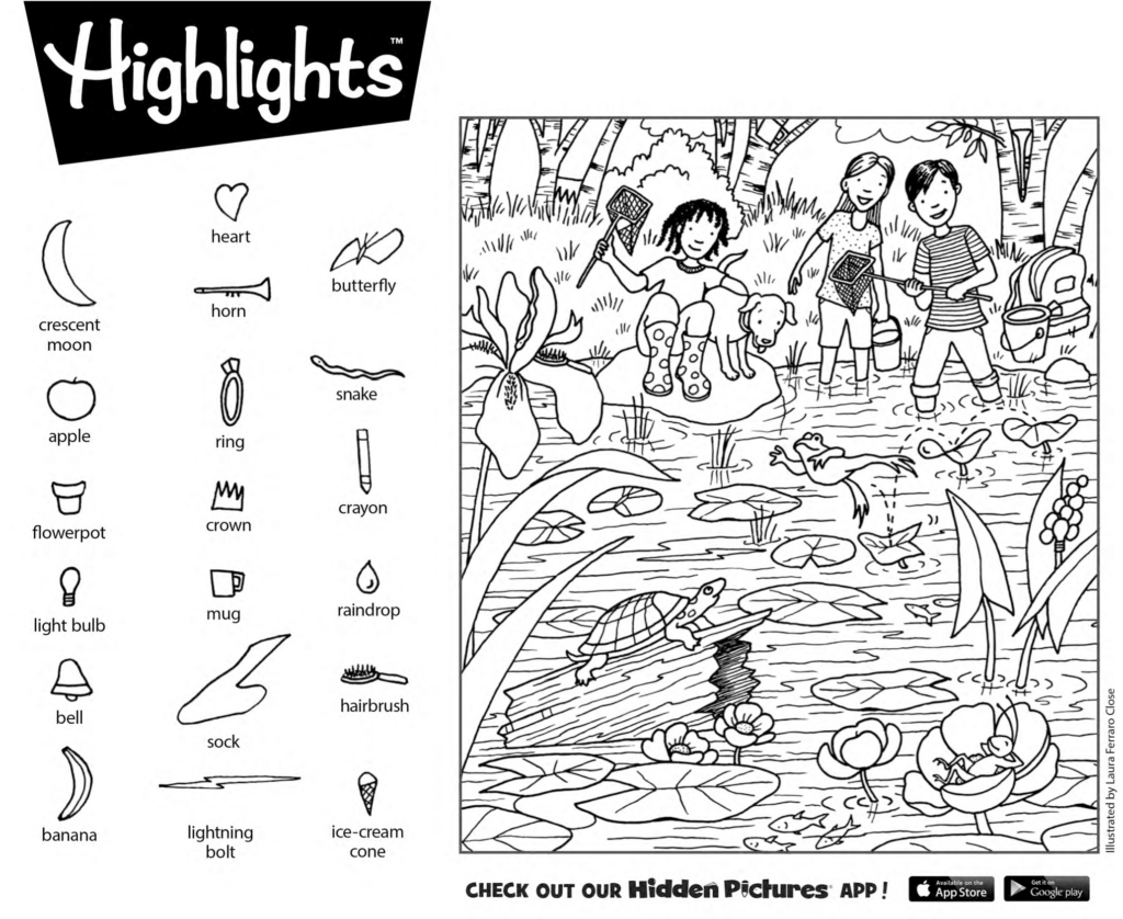 Download This Free Printable Hidden Pictures Puzzle From Highlights For Children Versteckte Bilder Vorlagen Kalender F r Kinder