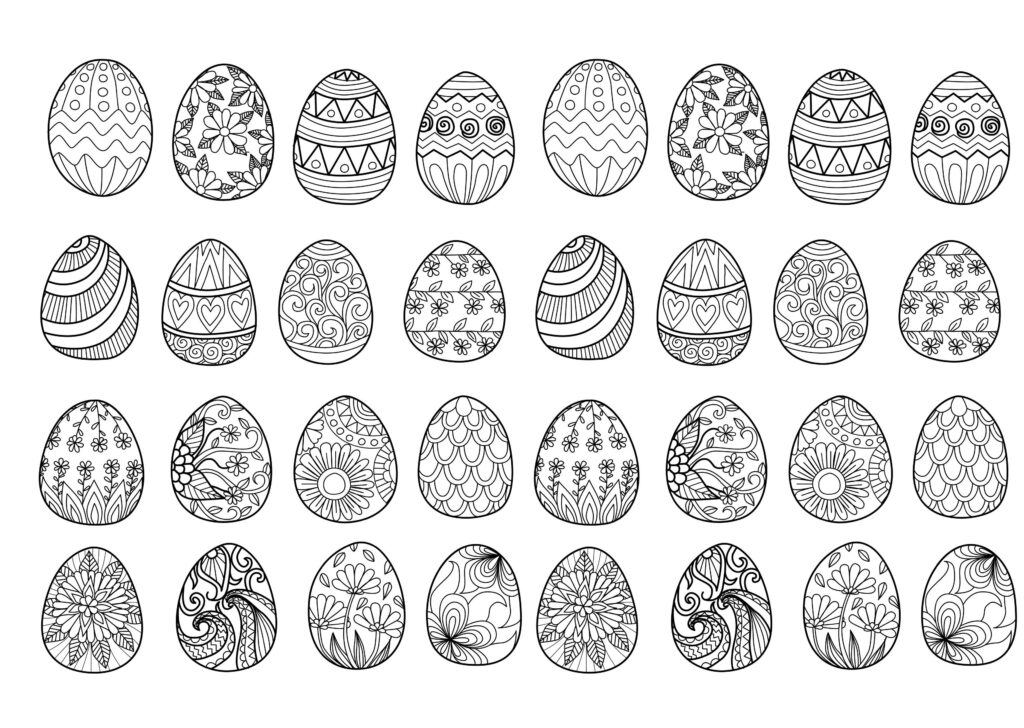 Free Easter Colouring Pages Printable