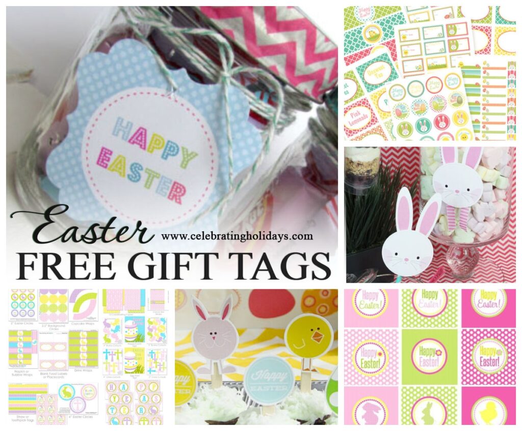 Easter Free Printable Gift Tags Celebrating Holidays