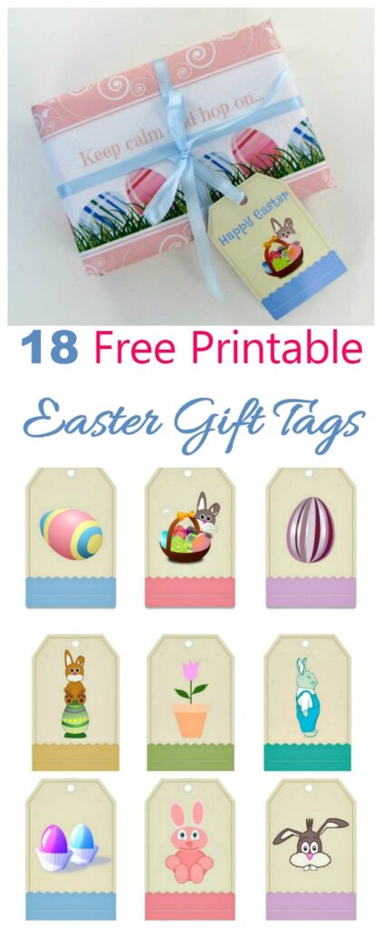 Easter Gift Tag Labels Free Printable