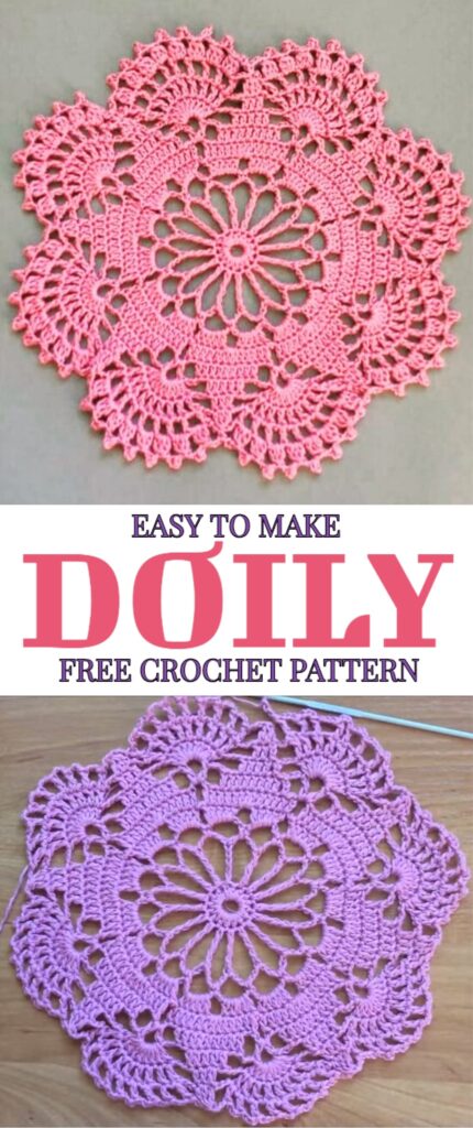 Printable Free Crochet Doily Patterns Diagrams