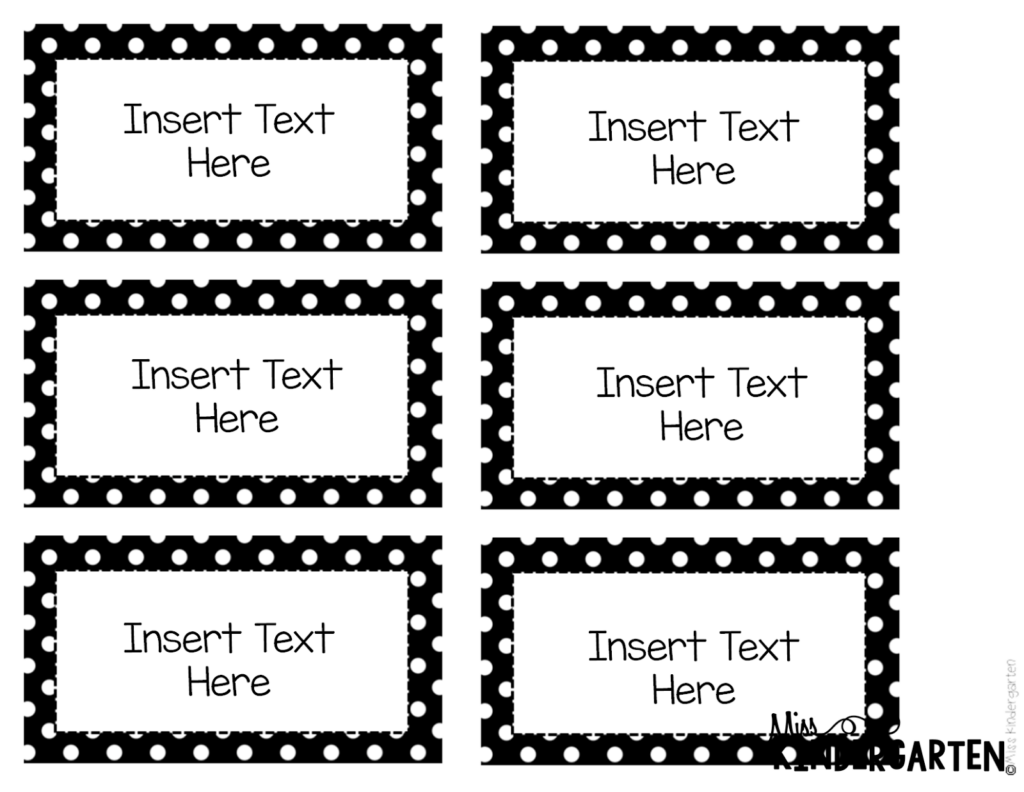 Editable Word Wall Templates Miss Kindergarten Labels Printables Free Templates Free Label Templates Printable Label Templates