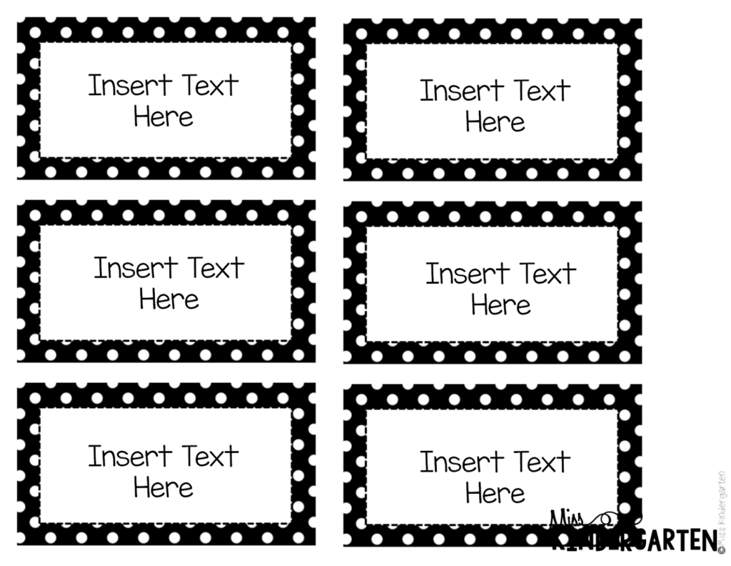 Editable Word Wall Templates Miss Kindergarten Labels Printables Free Templates Printable Label Templates Free Label Templates