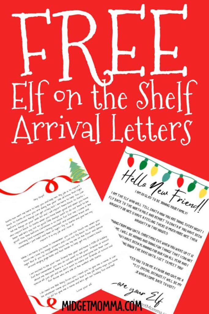 Free Printable Letters From Elf On The Shelf