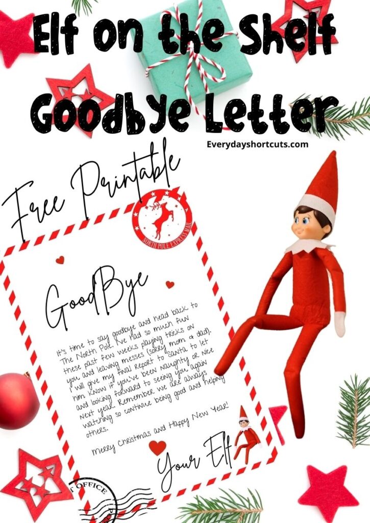 Free Printable Elf On The Shelf Letter