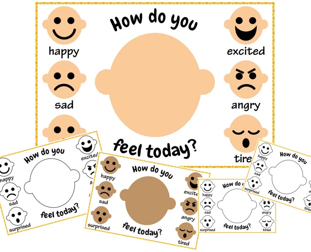 Free Printable Preschool Emotions Printables
