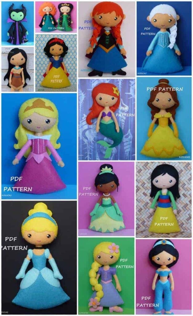 Fabulous Felt Doll Sewing Patterns For Everyone