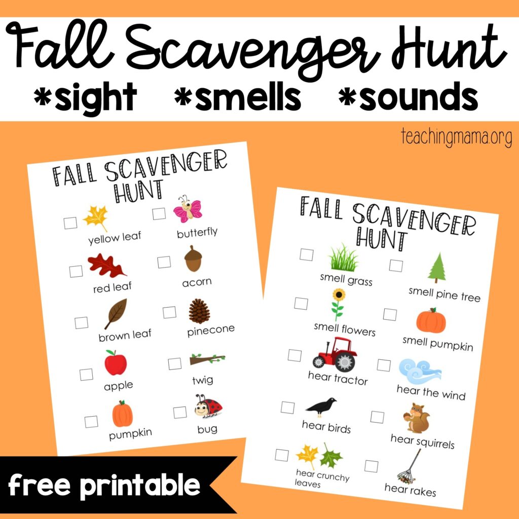 Fall Scavenger Hunt