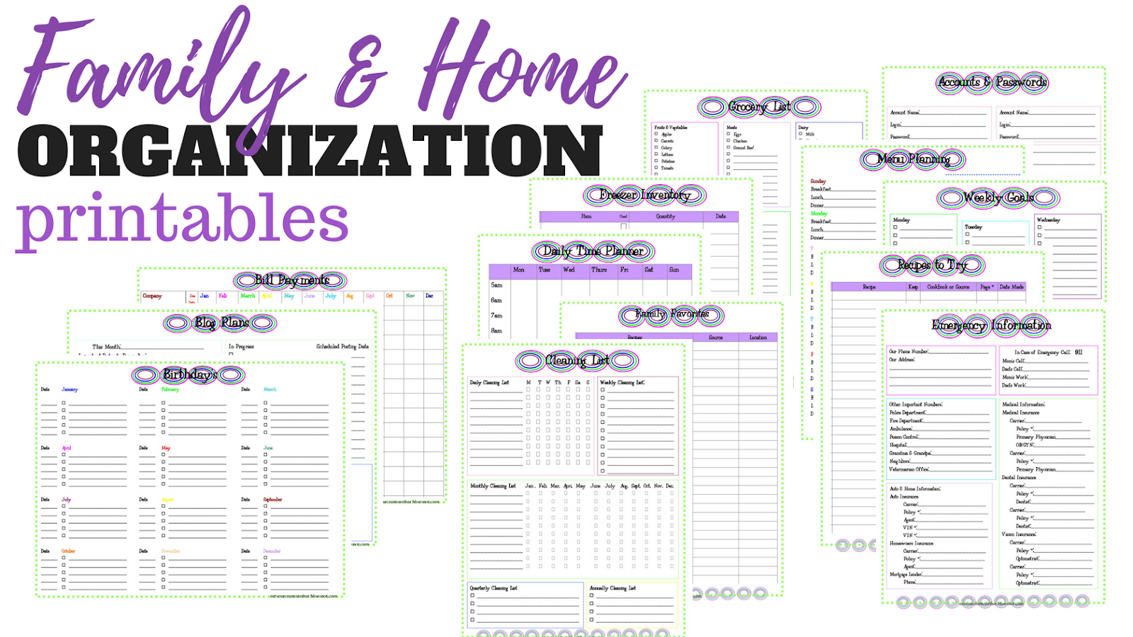 Family Binder Printable Free Free Printable Templates