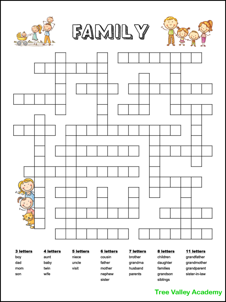 Free Printable Word Fill In Puzzles Pdf
