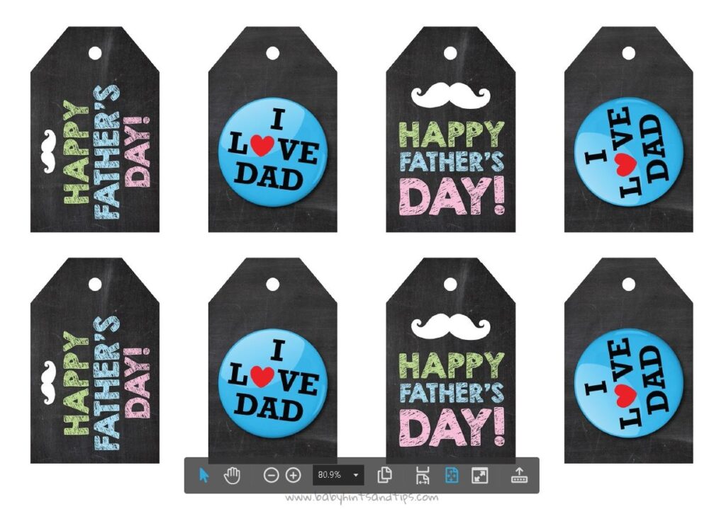 Father s Day Free Printables Baby Hints And Tips