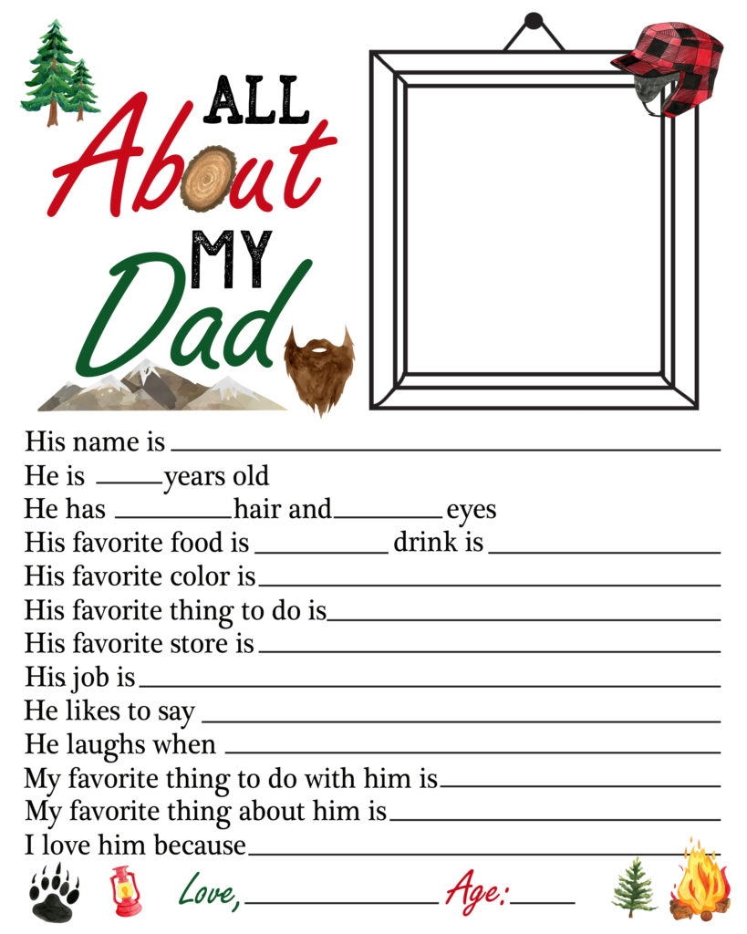 Father s Day Gift Ideas Free Printable 