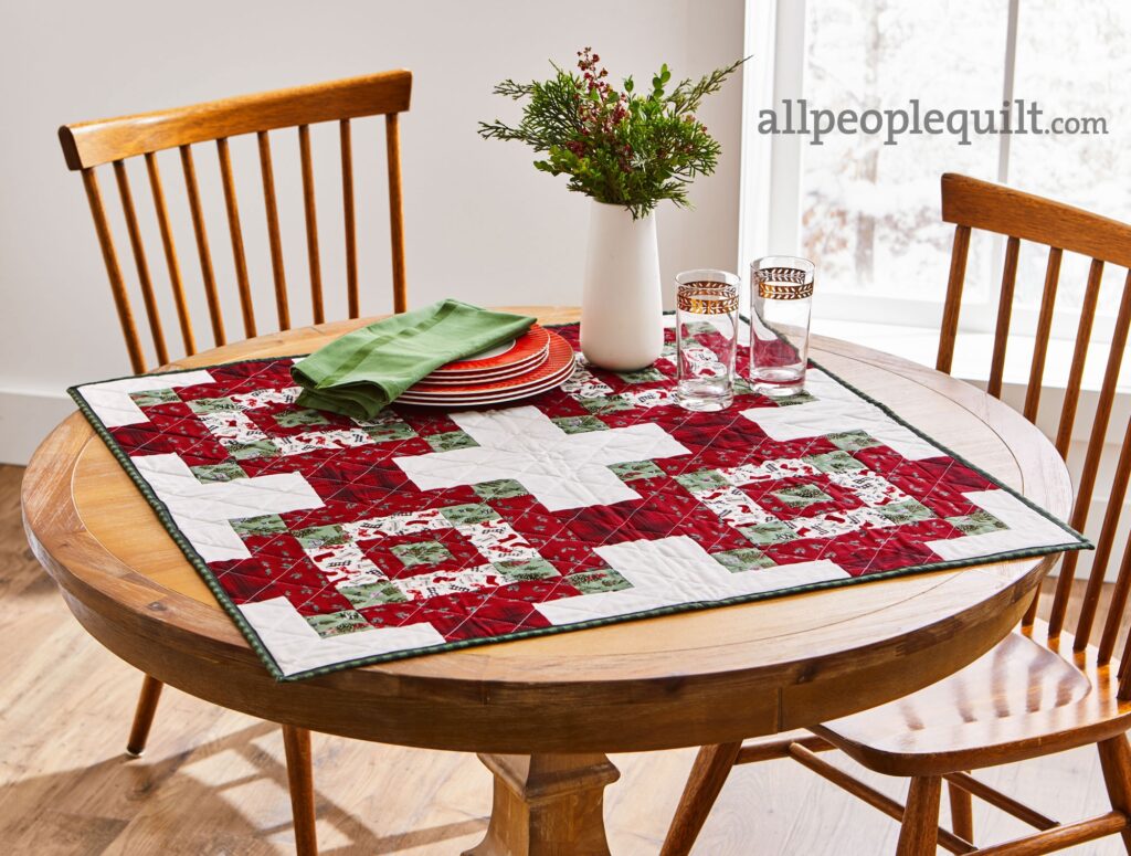 Festive Table Toppers AllPeopleQuilt