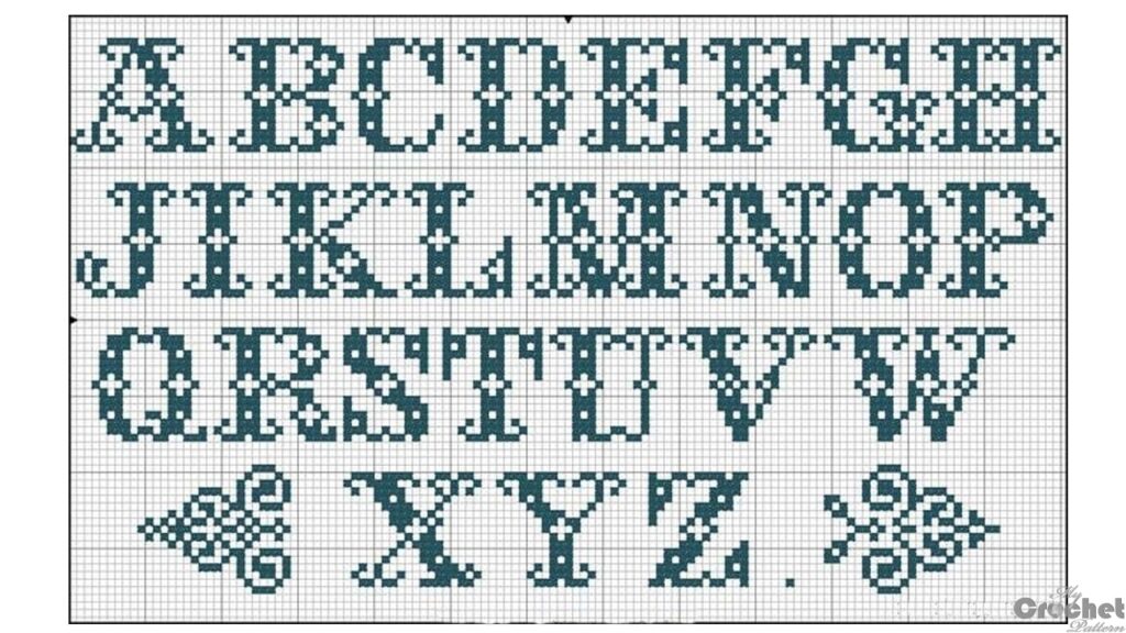 Free Printable Crochet Alphabet Patterns