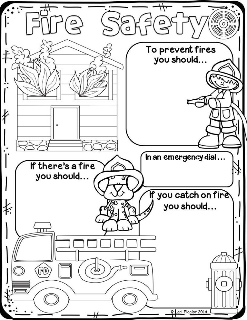 Fire Safety Fire Safety Free Fire Safety Worksheets Fire Safety