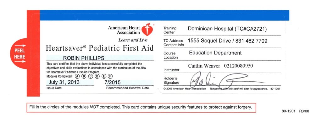 First Aid Certificate Template Free Certification Intended For Cpr Card Template Cpr Card Certificate Templates Business Plan Template