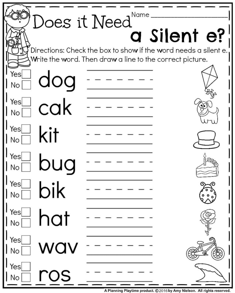 Free Printable Writing Worksheets For 1st Graders