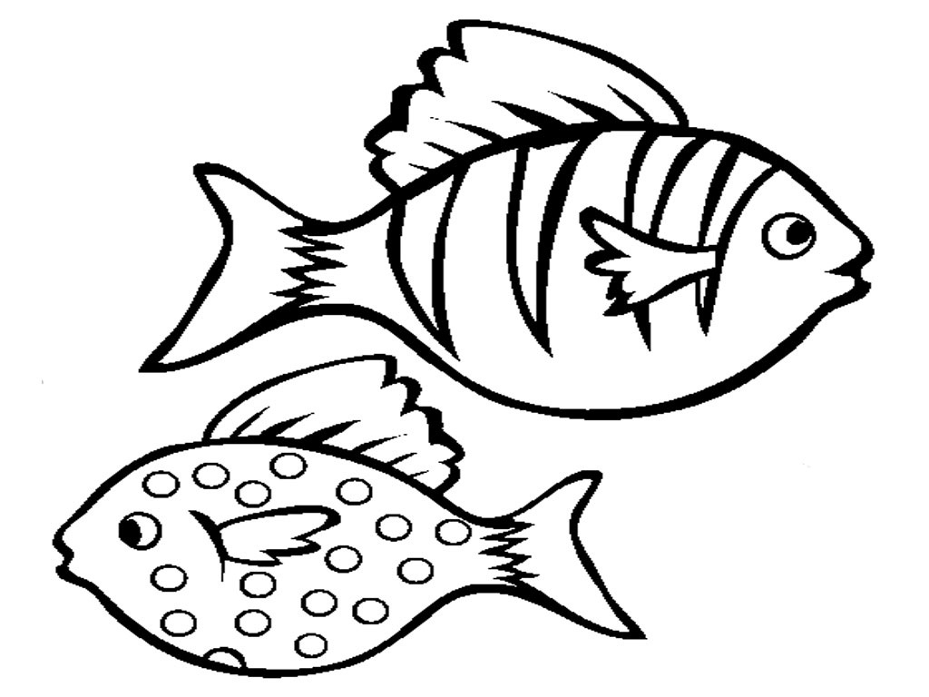 Fish Coloring Pages Clip Art Library