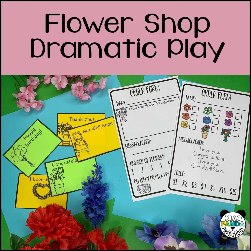 Flower Shop Dramatic Play Free Printables