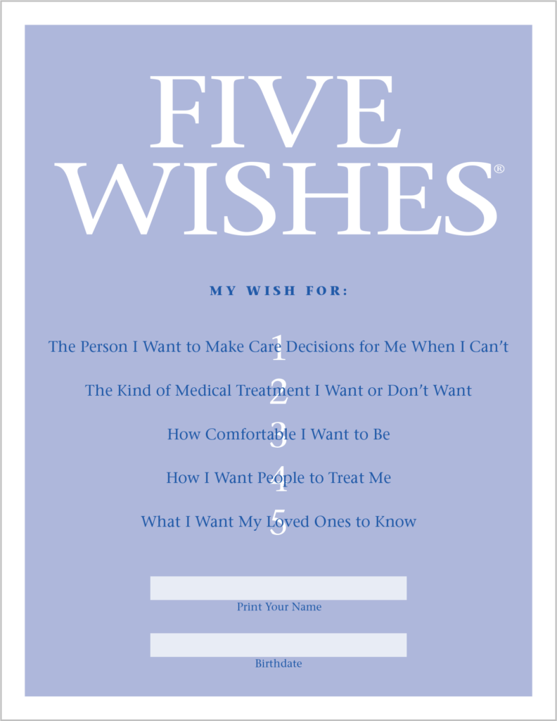 For Myself Five Wishes