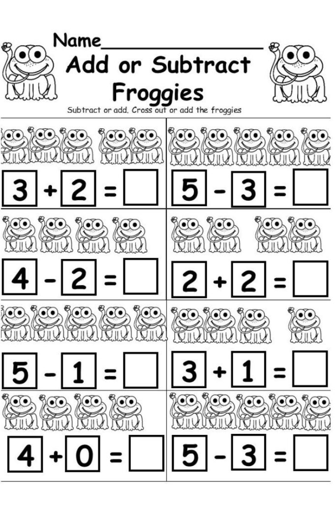 Free Kindergarten Math Worksheets Printable