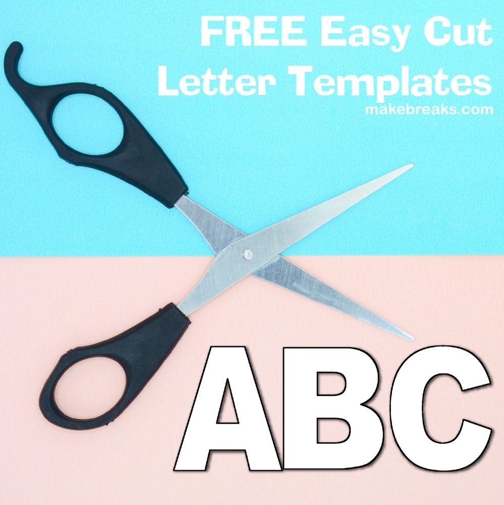 Cut Out Free Printable Bulletin Board Letters Templates