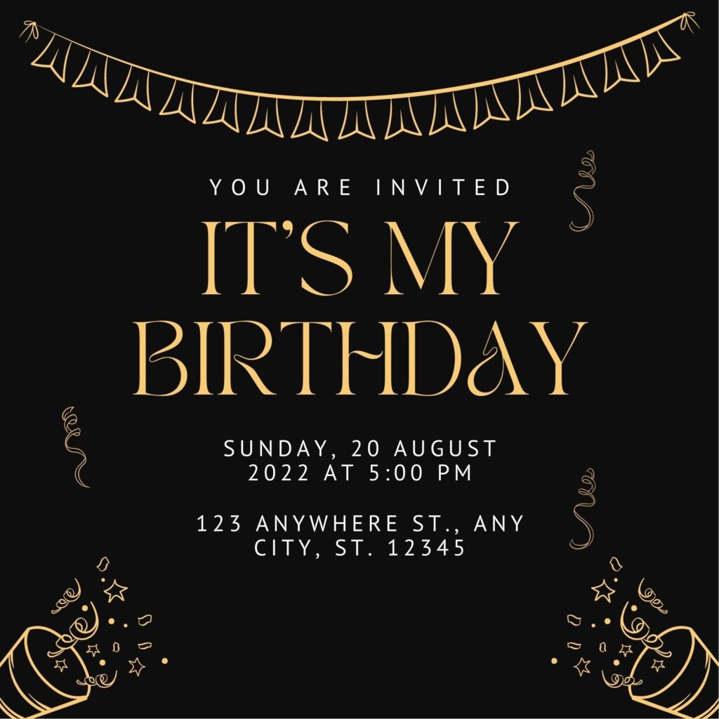 Printable Free Party Invitations