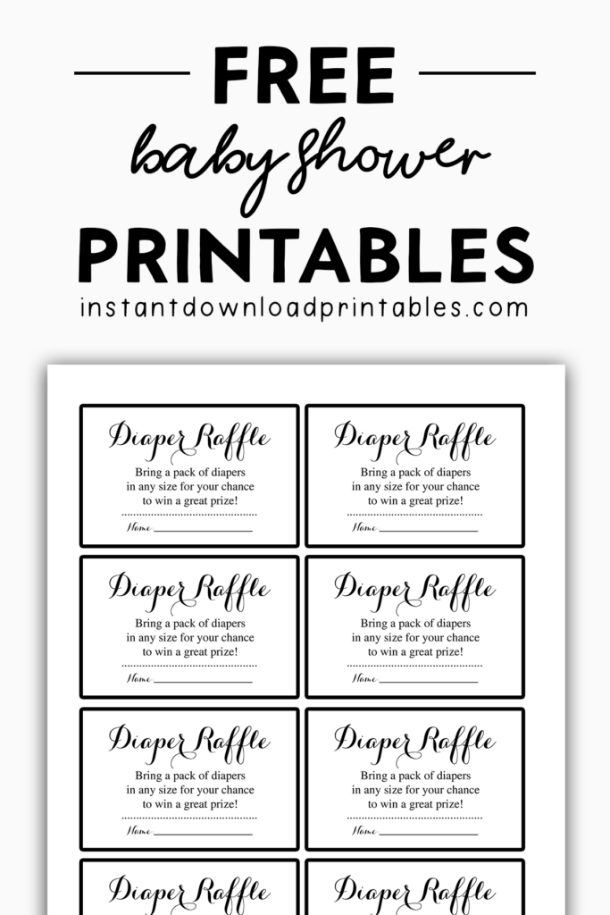 Free Printable Raffle Ticket Template Download