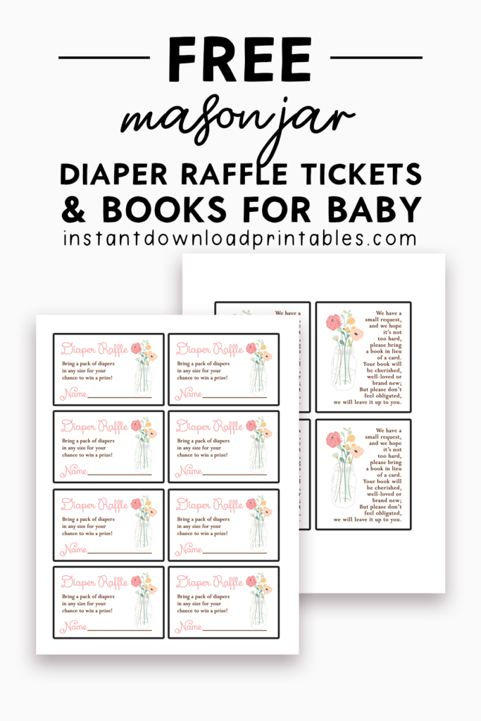 Diaper Raffle Free Printable