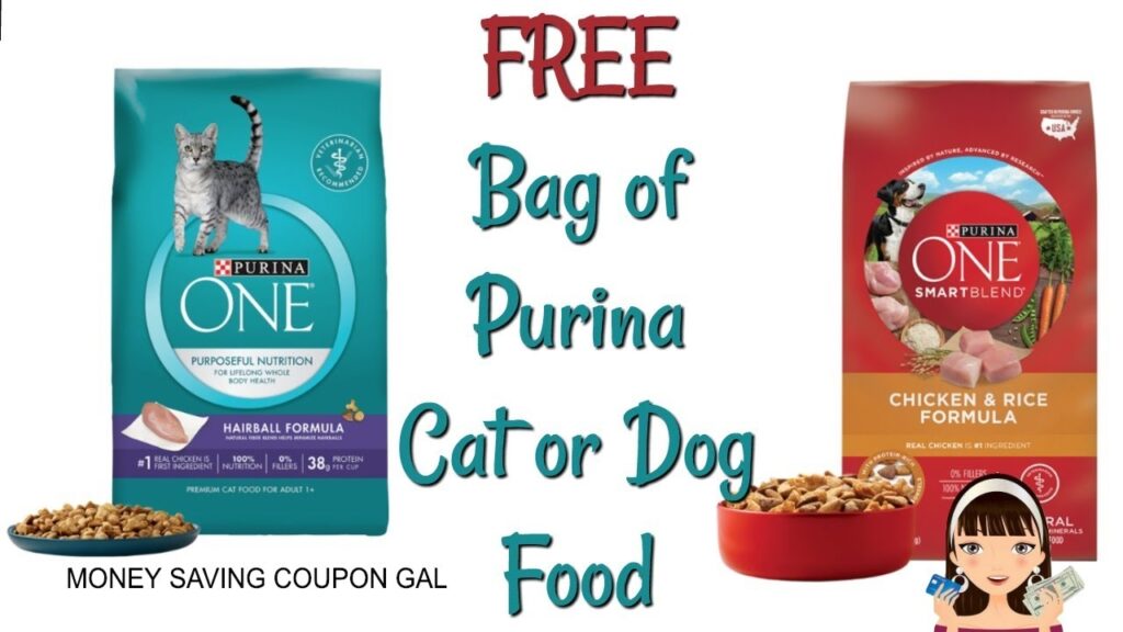 FREE BAG OF PURINA CAT OR DOG FOOD Dog Food Recipes Free Bag Purina