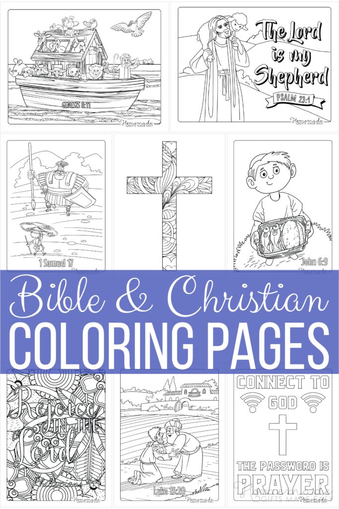 Free Bible Coloring Pages For Kids Adults