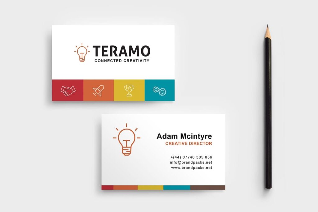 Free Business Card Template In PSD Ai Vector BrandPacks