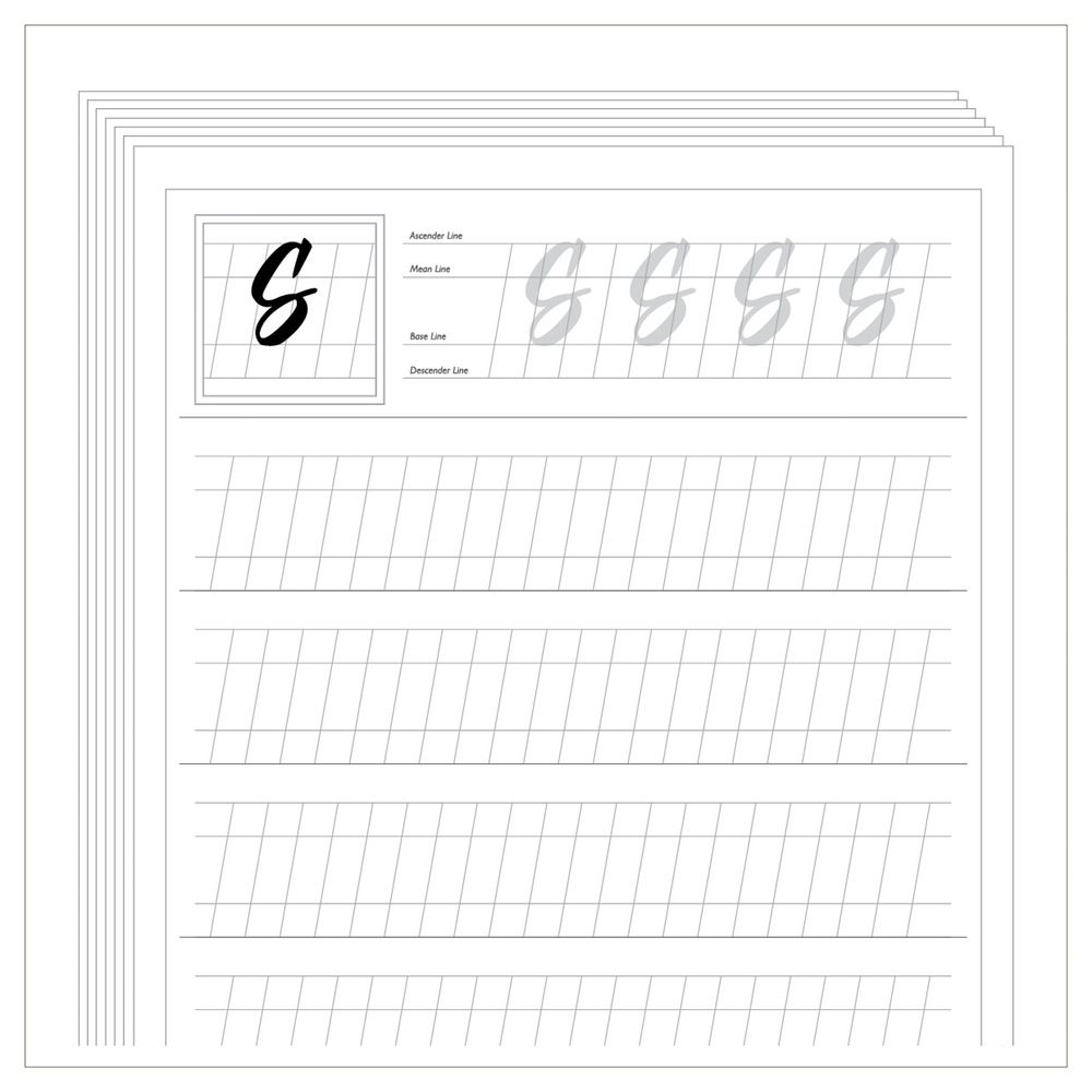 Free Calligraphy Worksheets Printable Google Zoeken Brush Lettering Worksheet Calligraphy Worksheet Lettering Tutorial