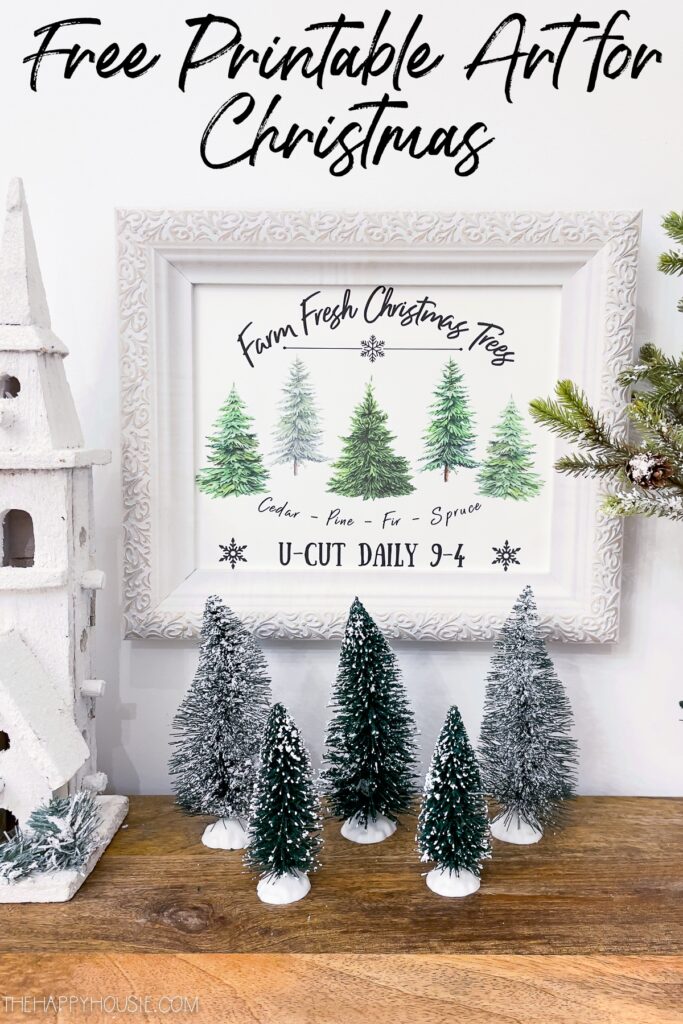 Free Christmas Printables For Thrifty Holiday Decorating The Happy Housie