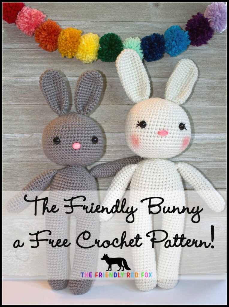 Free Crochet Pattern Bunny Amigurumi Thefriendlyredfox
