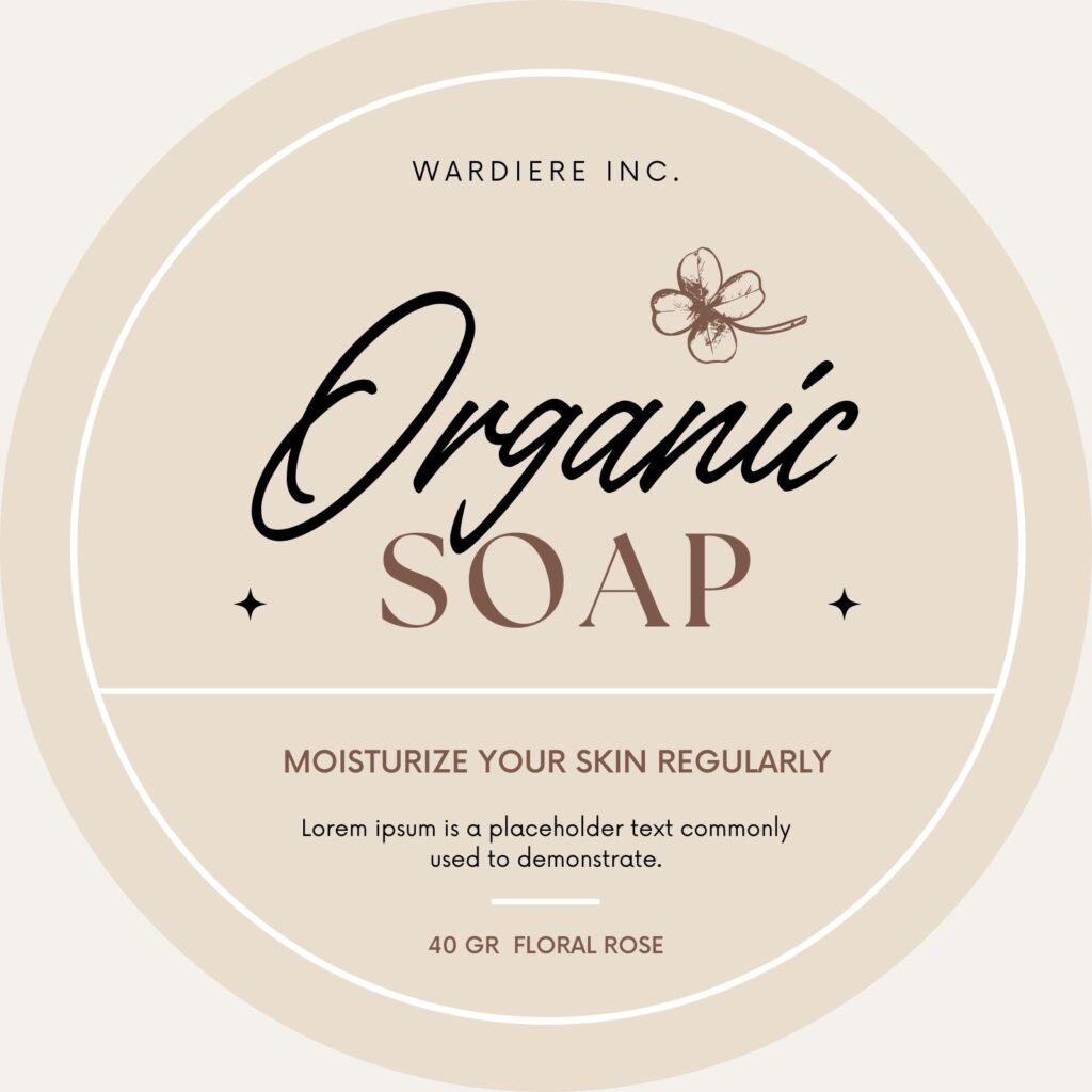 Free Customizable Printable Soap Label Templates Canva