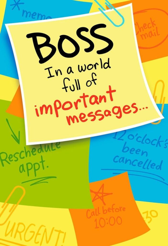 Free Boss's Day Printable Cards