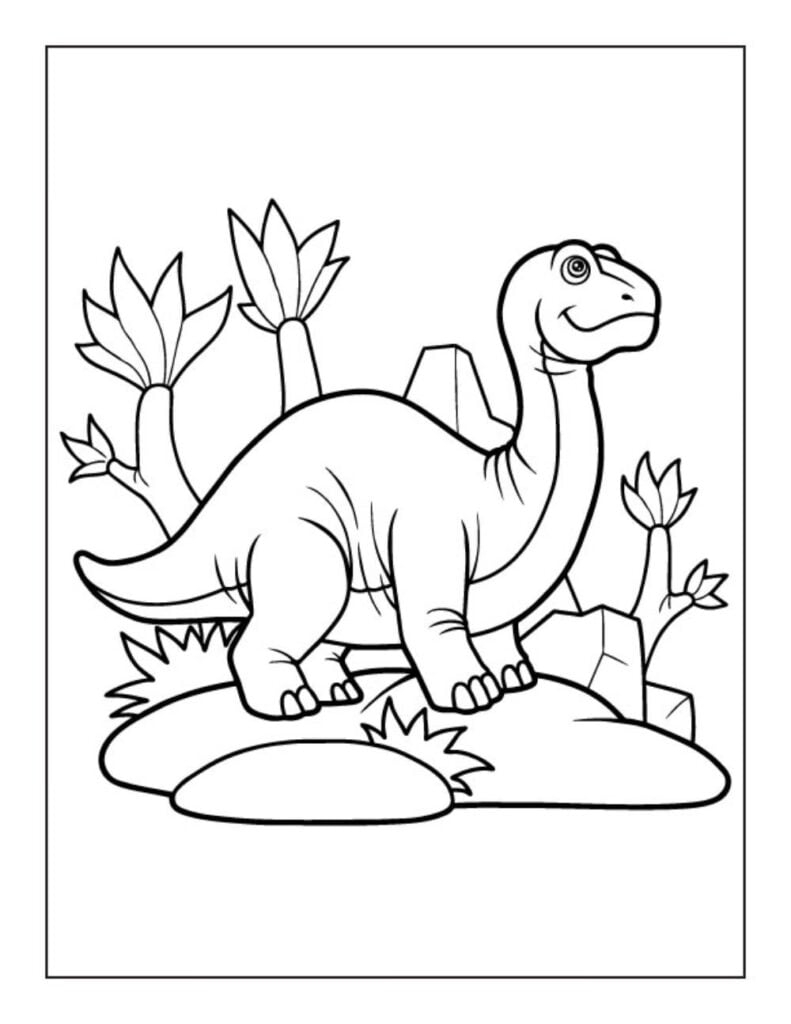 Free DINOSAUR Coloring Pages For Download Printable PDF VerbNow