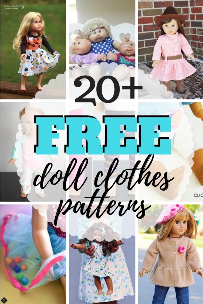 Free Doll Clothes Patterns For All Types Of Dolls Sew Simple Home