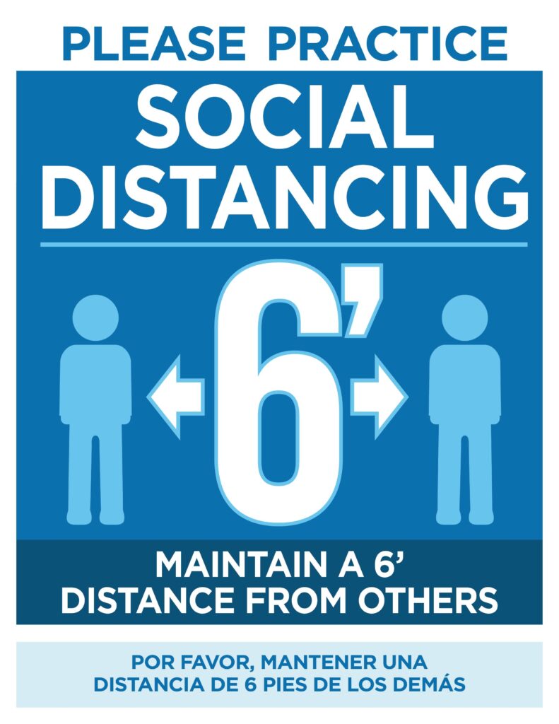 Free Downloadable Social Distancing Signs Now Available 